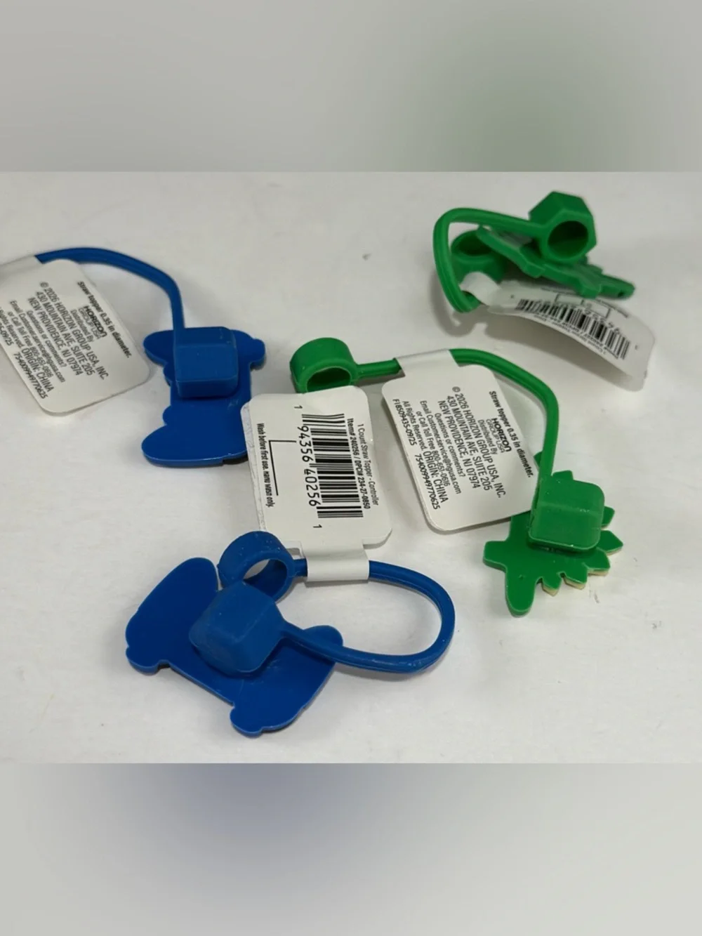 NEW Target Bullseyes Playground Silicone Straw Toppers Controller & Dino 4 total